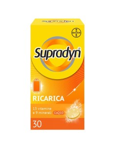 Supradyn Ricarica Integratore Multivitaminico Completo e Minerali, 30 Compresse Effervescenti